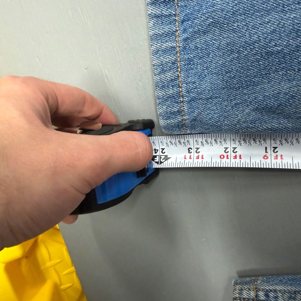 Levis 550 Relaxed Straight‎ Leg Jeans Mens 36x30 Blue Medium Wash Vintage 90s - Picture 6 of 7